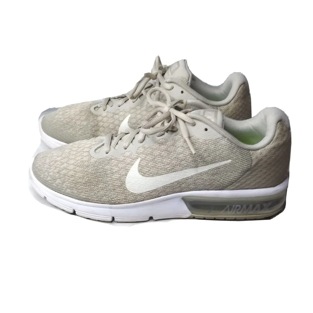 Nike Air Max Sequent 2 Shoes Women's Size 11 Platinum Grey Bone